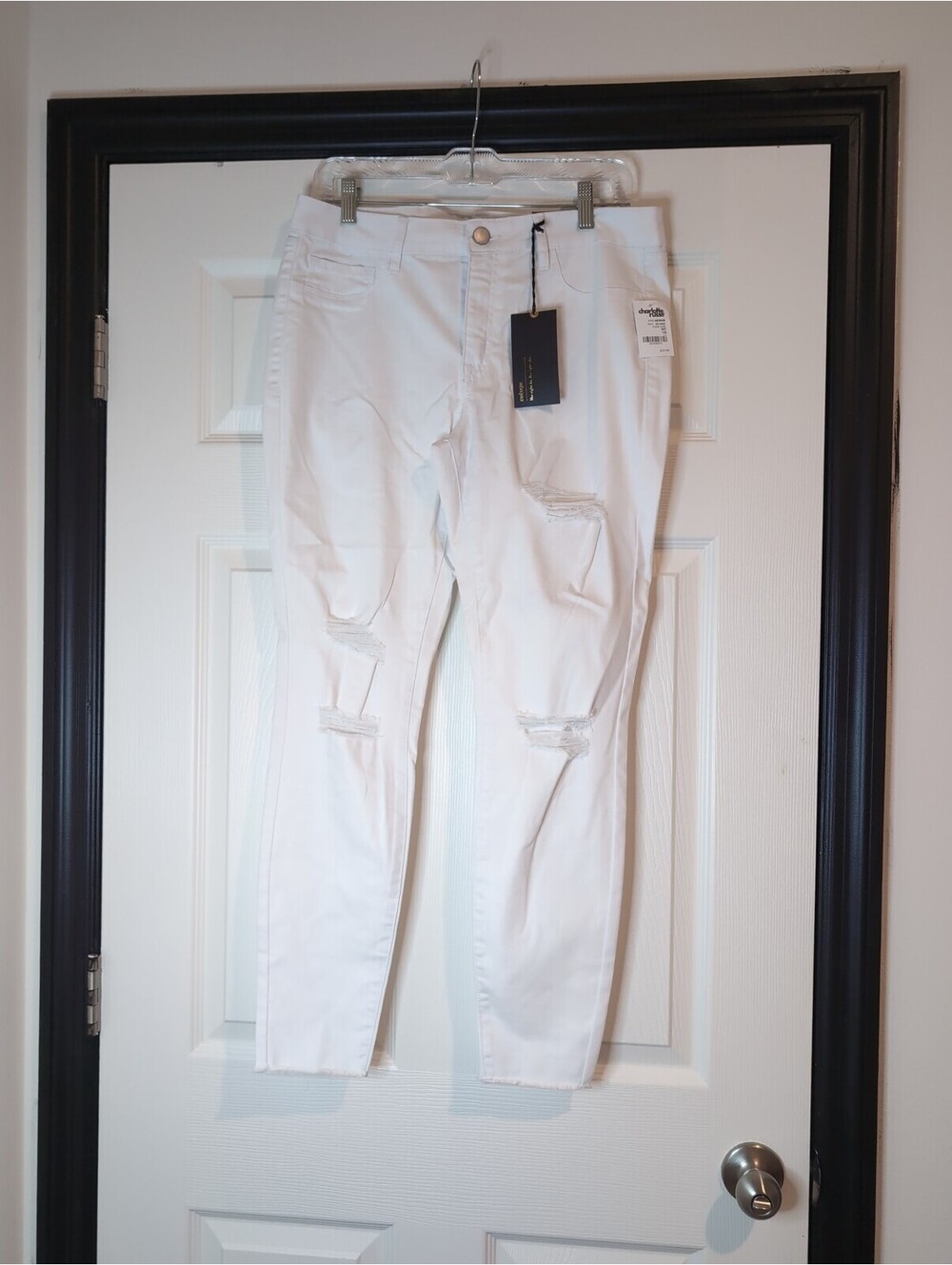 Size 10 NWT refuge white skinny legging jeans